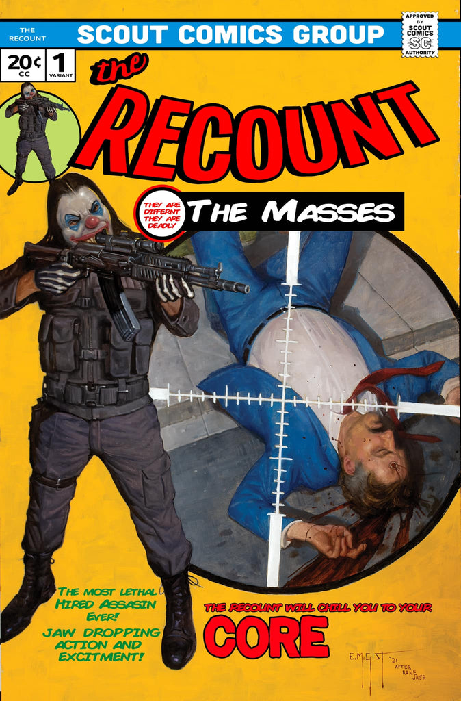 The Recount 1 Em Gist Exclusive Metal Variant Limited To 75 Copies Amorphous Ink Comics 6661