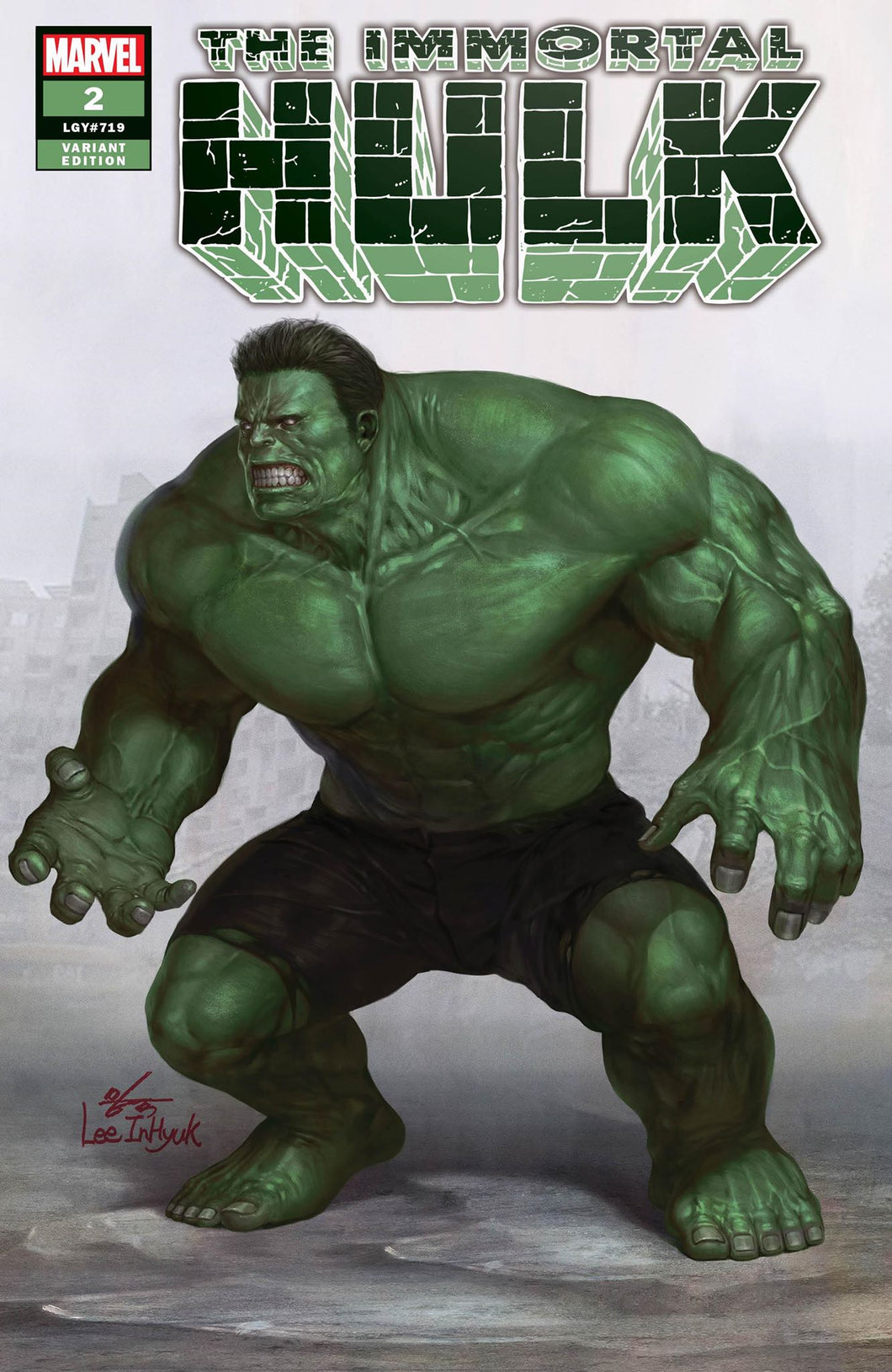 Immortal Hulk #2 InHyuk Lee 5th Print - Limited to 800 w/COA