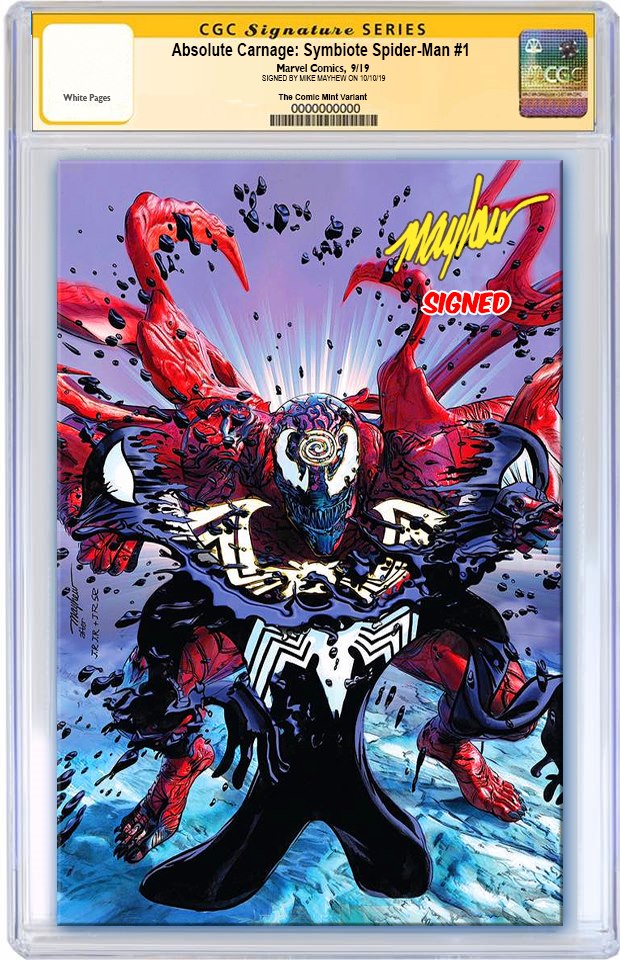 Absolute Carnage: Symbiote Spider-Man #1 Mayhew Variant Absolute Carnage: Symbiote Spider-Man #1 Mayhew Variant
