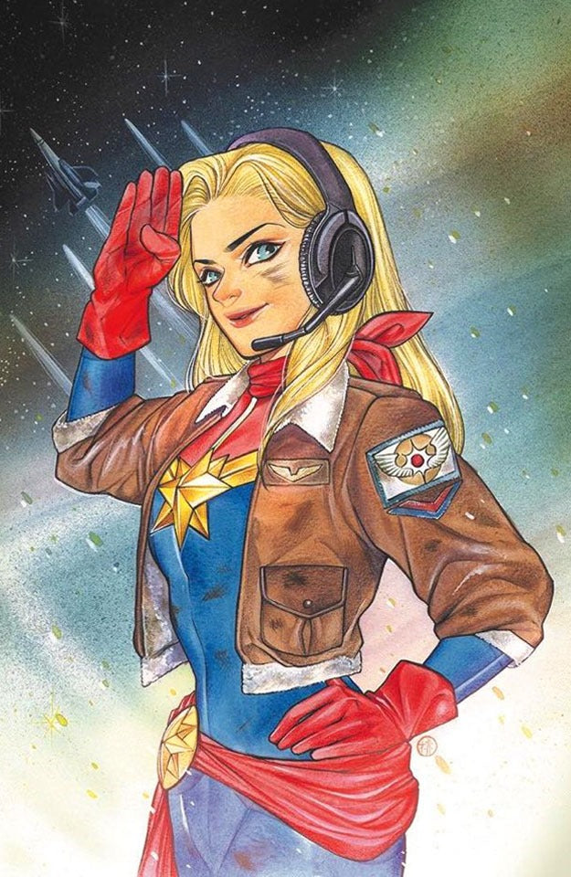 Picone × Marvel Fragrant CheckワンピSMバレッタ ギンガムチェックフレアニットワンピース ブラック