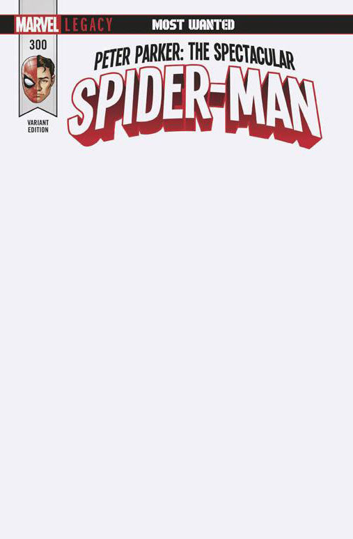 Spectacular Spider-Man #300 Blank Variant