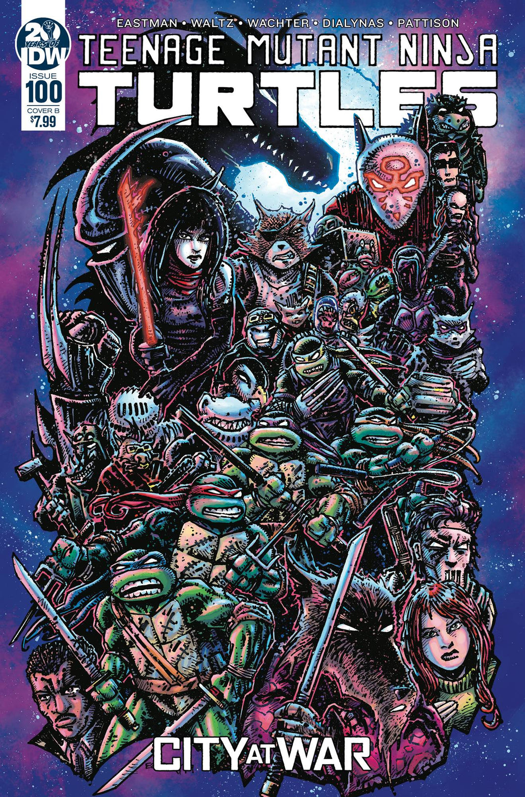 TMNT ONGOING #100 CVR B EASTMAN (NOTE PRICE)