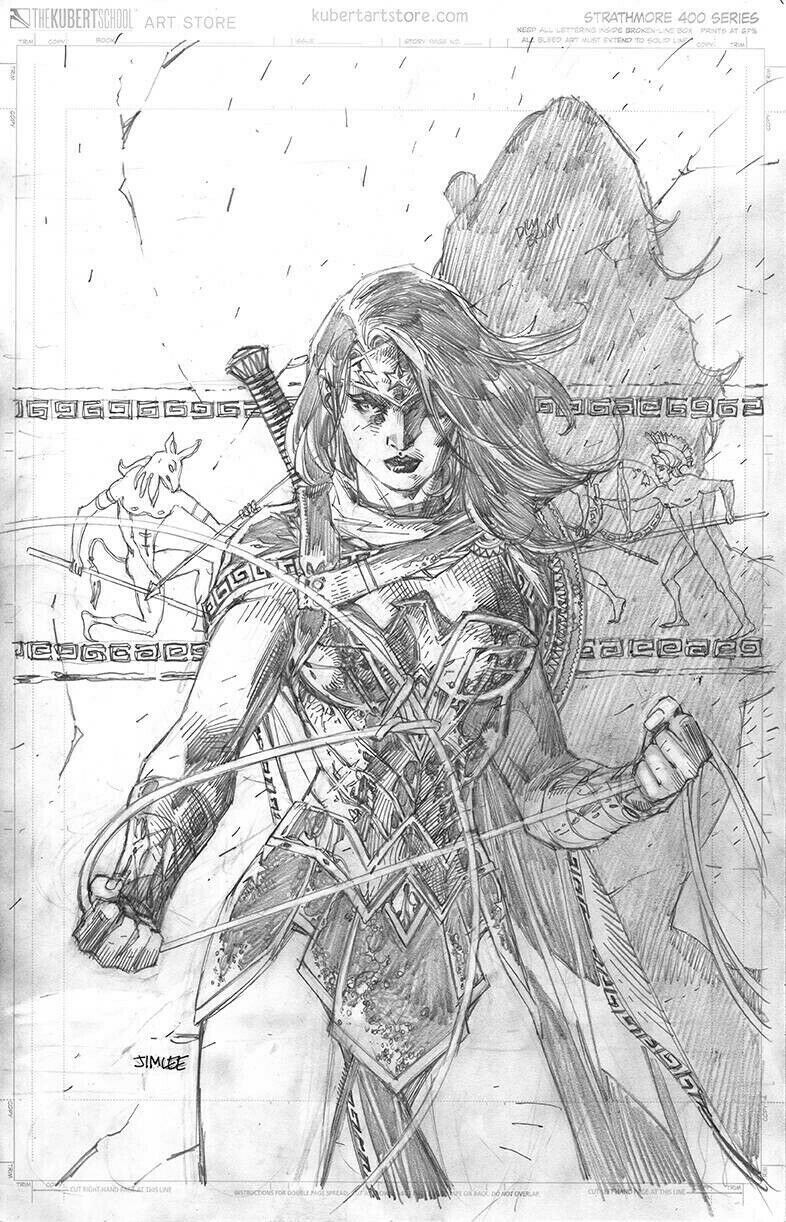 Wonder Woman #750 1:100 Jim Lee Sketch